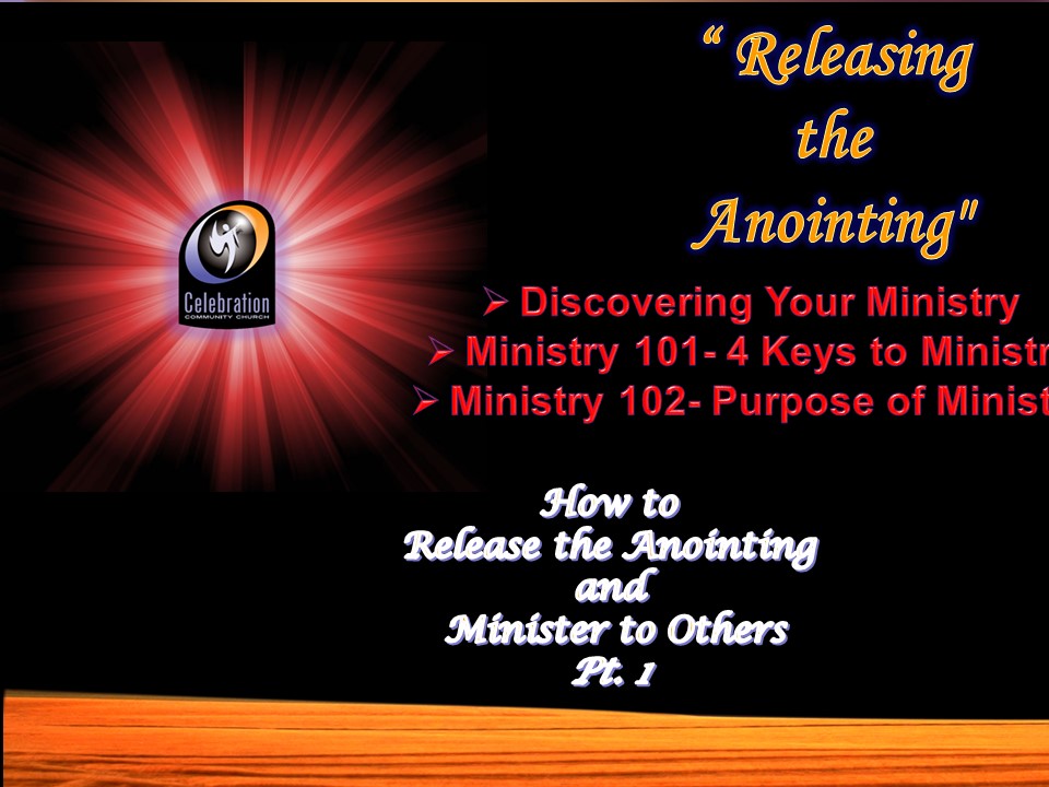 Releasing the Anointing